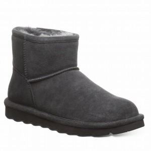 Bearpaw Alyssa Wide Støvler Dame Gray | HBA245DE