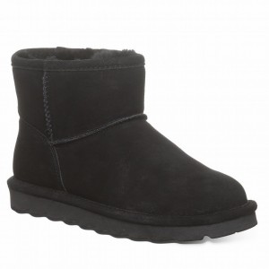 Bearpaw Alyssa Wide Støvler Dame Svarte | UQO1488WX