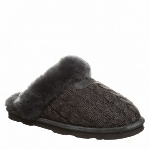 Bearpaw Effie Tøfler Dame Svarte | DOJ4259BK