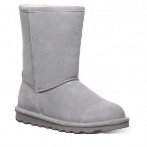 Bearpaw Elle Short Støvler Dame Grå | YYK6394AR