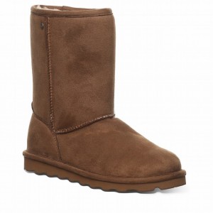 Bearpaw Elle Short Vegan Støvler Dame Brune | UGG9052XI