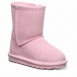 Bearpaw Elle Toddler Zipper Støvler Barn Rosa | LZU7665OG