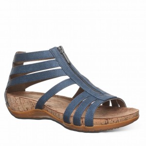 Bearpaw Layla II Sandaler Dame Blå | NJM135UM