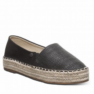 Bearpaw Macchiato Espadrillos Dame Svarte | MTT4410HE