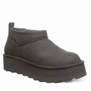 Bearpaw Retro Super Shorty Vegan Platform Støvler Dame Grå | KVZ4250EH