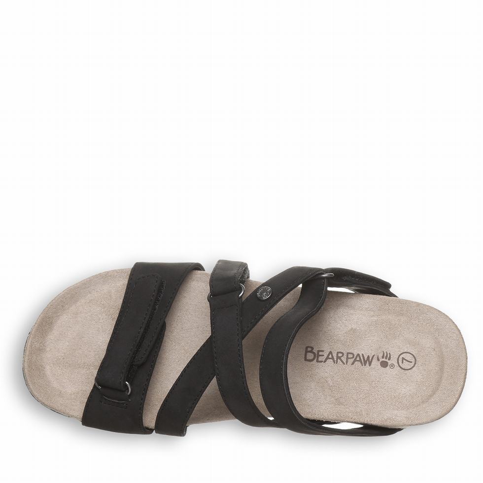 Bearpaw Acacia Sandaler Dame Svarte | MMT3628HO