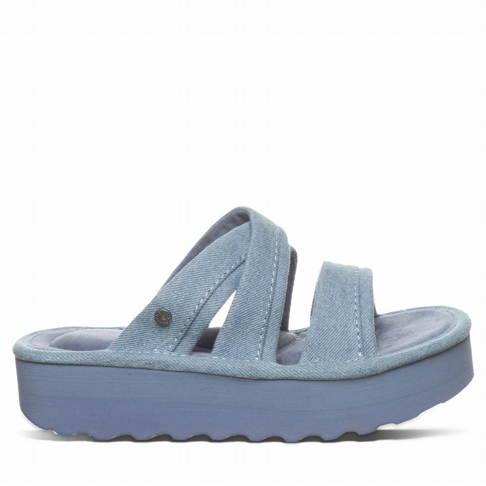 Bearpaw Altitude Sandaler Dame Blå | YQO9589WS