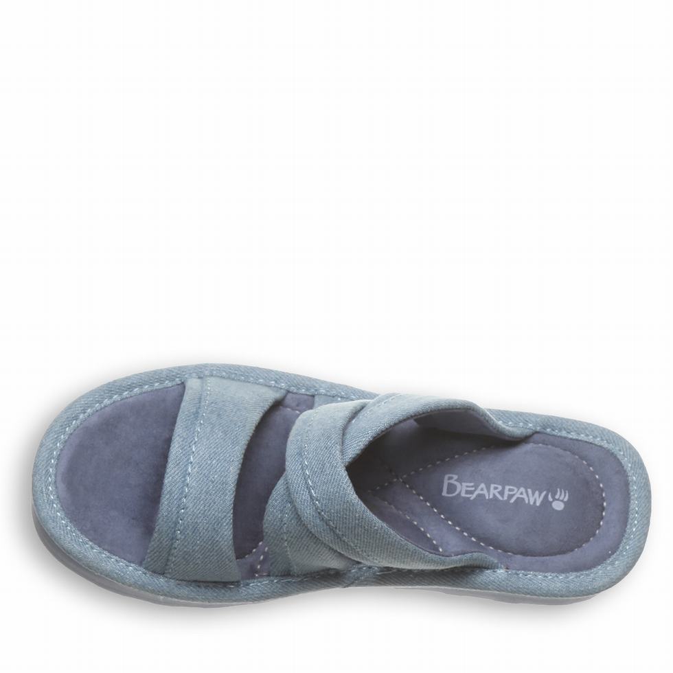 Bearpaw Altitude Sandaler Dame Blå | YQO9589WS