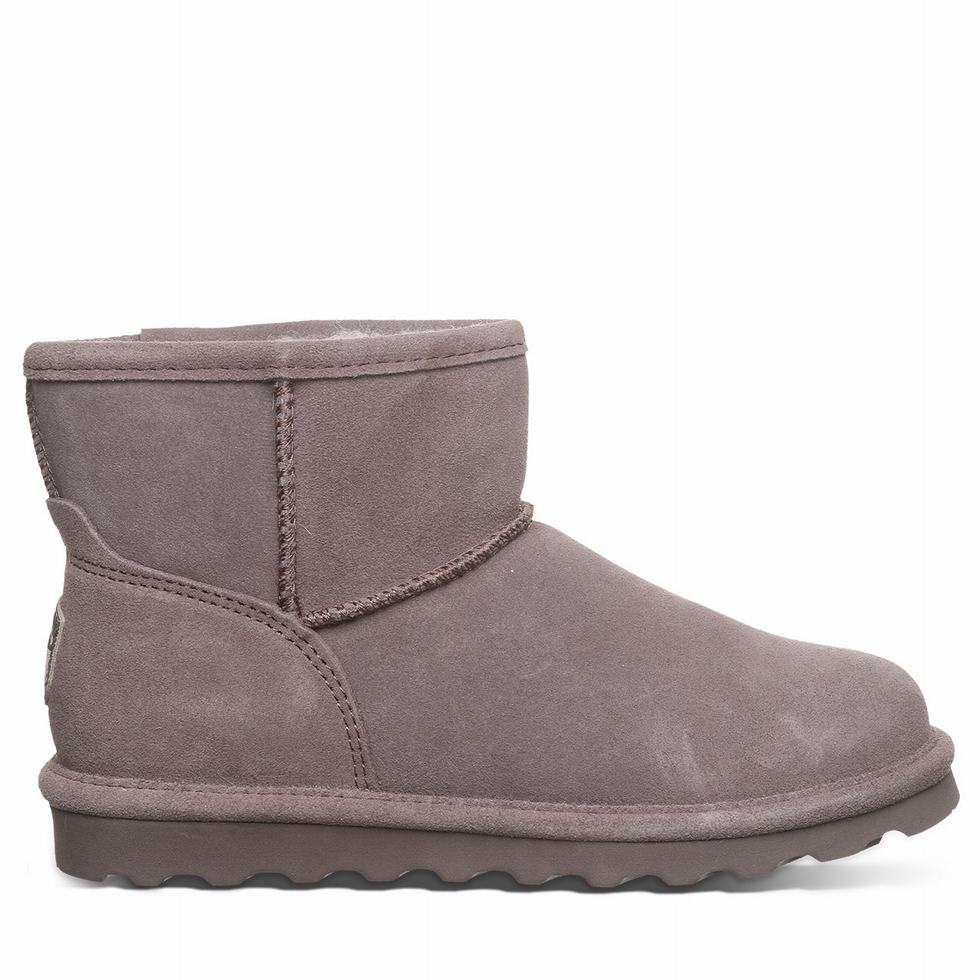 Bearpaw Alyssa Wide Støvler Dame Grå | KJG7085QZ