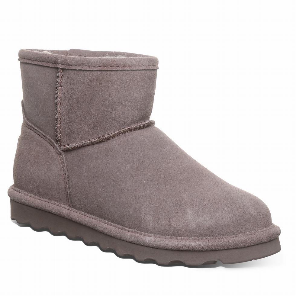 Bearpaw Alyssa Wide Støvler Dame Grå | KJG7085QZ