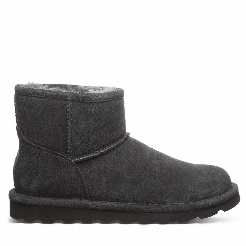 Bearpaw Alyssa Wide Støvler Dame Gray | HBA245DE