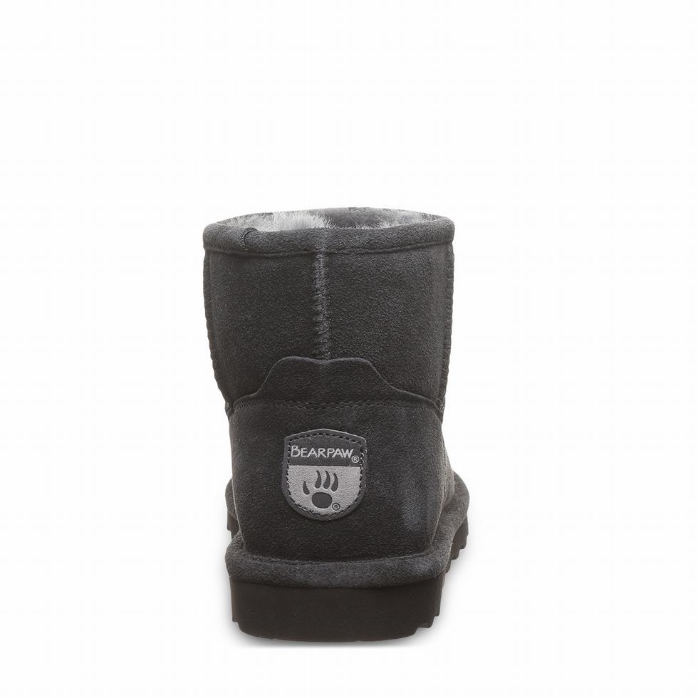 Bearpaw Alyssa Wide Støvler Dame Gray | HBA245DE