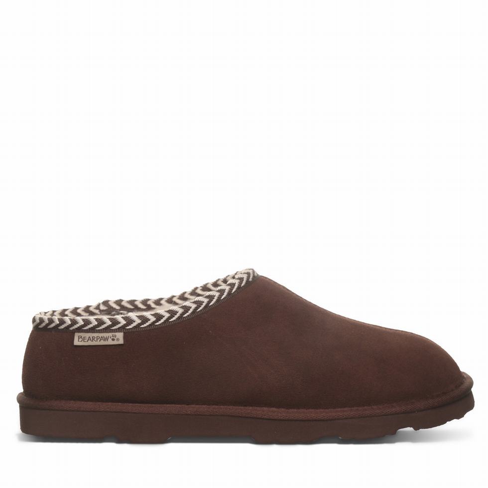 Bearpaw Beau Tøfler Herre Brune | RQA7860NN