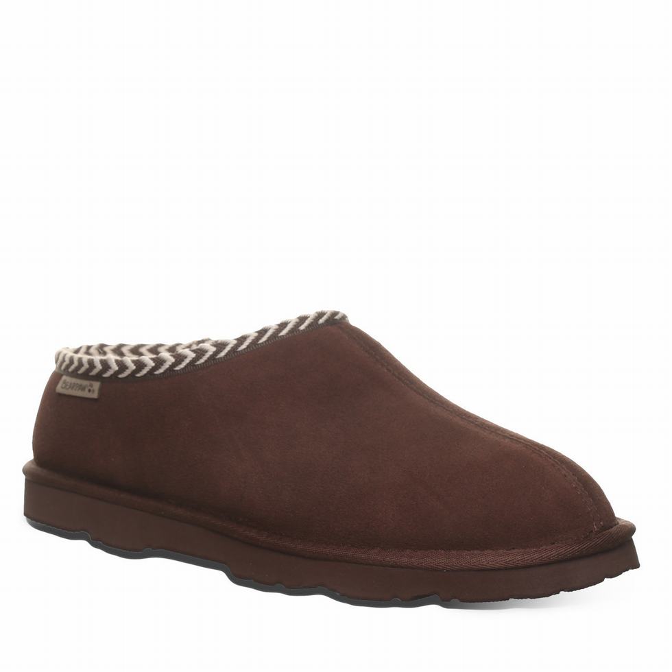 Bearpaw Beau Tøfler Herre Brune | RQA7860NN