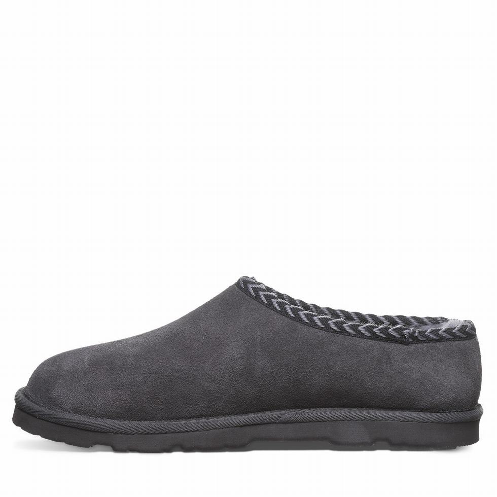 Bearpaw Beau Tøfler Herre Gray | STZ429XZ