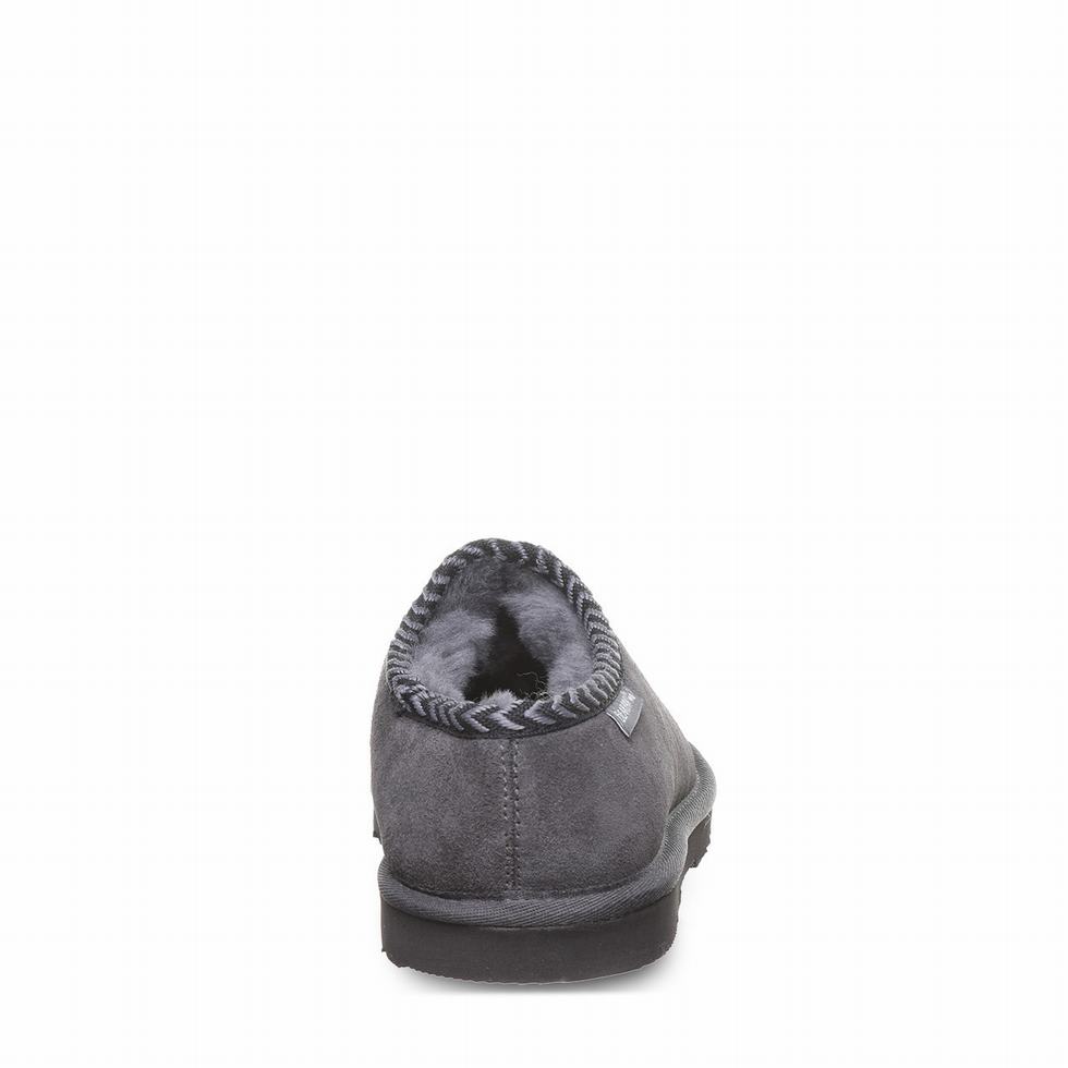 Bearpaw Beau Tøfler Herre Gray | STZ429XZ