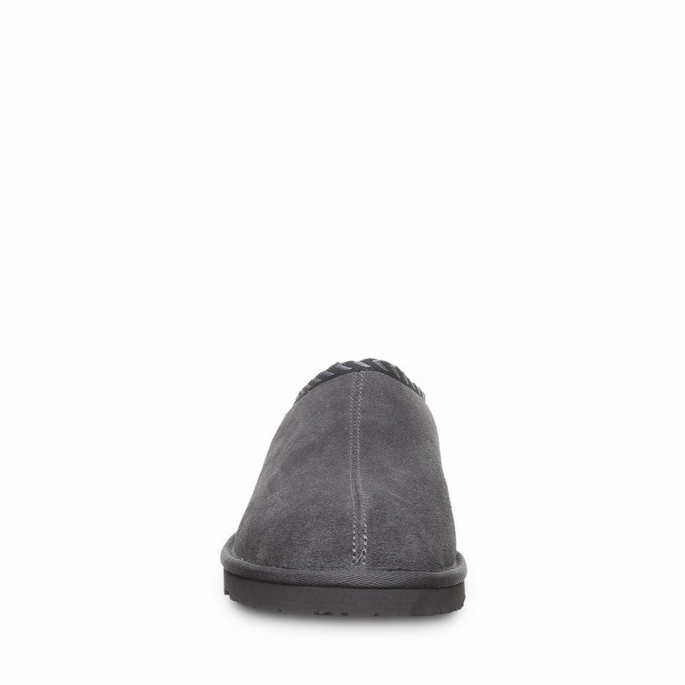 Bearpaw Beau Tøfler Herre Gray | STZ429XZ