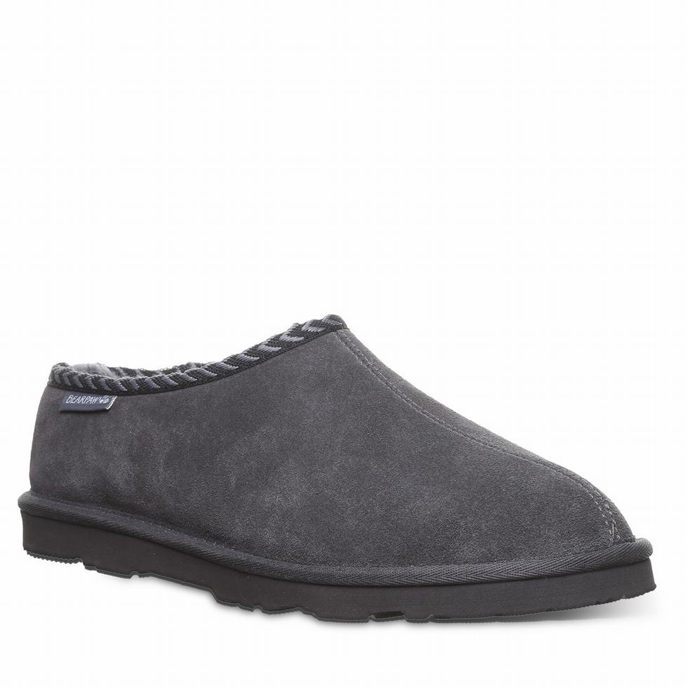 Bearpaw Beau Tøfler Herre Gray | STZ429XZ