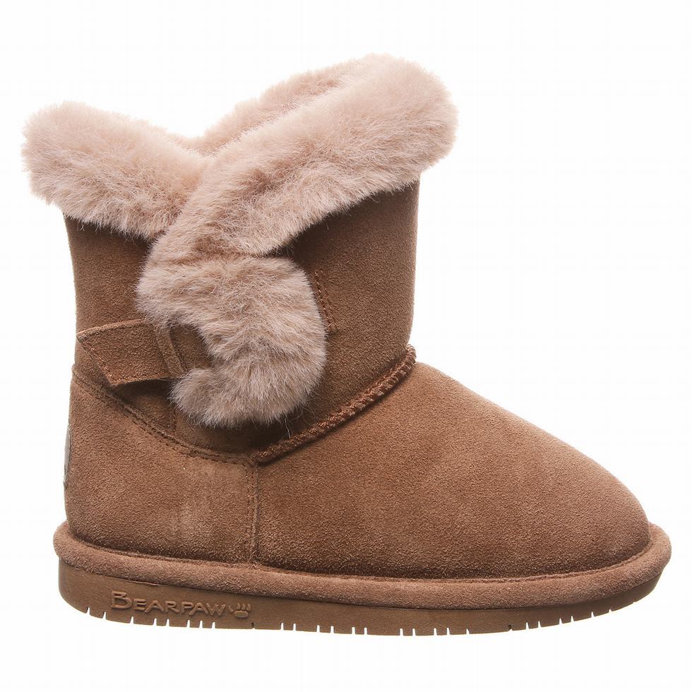 Bearpaw Betsey Youth Støvler Barn Brune | FOJ6149LD