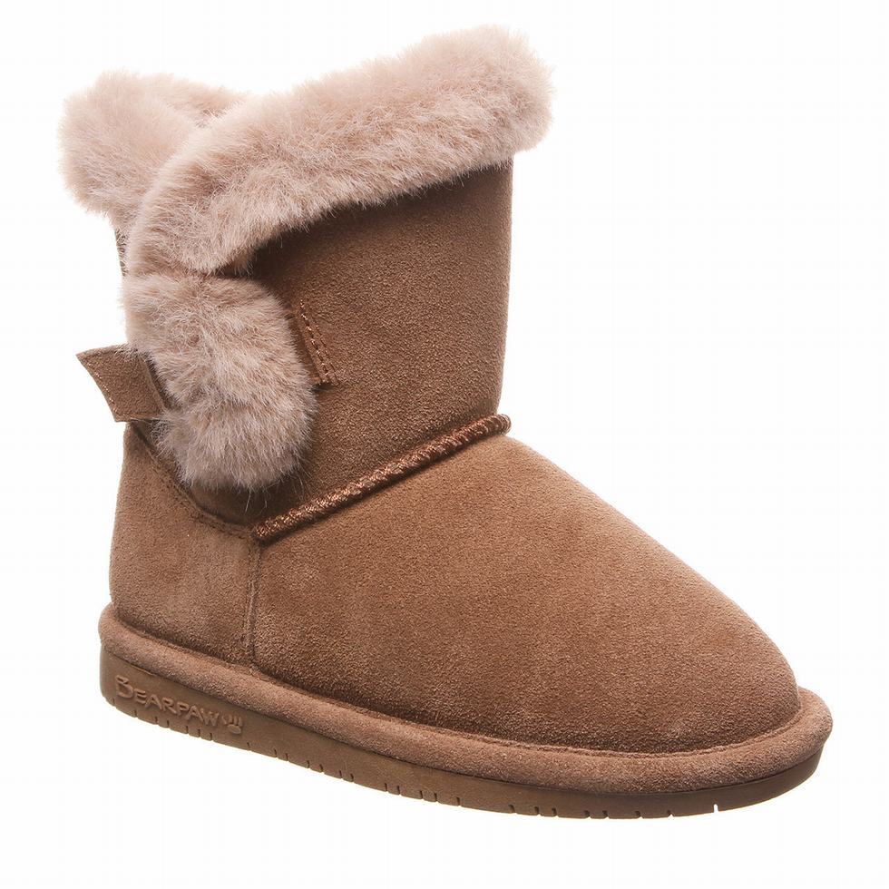 Bearpaw Betsey Youth Støvler Barn Brune | FOJ6149LD