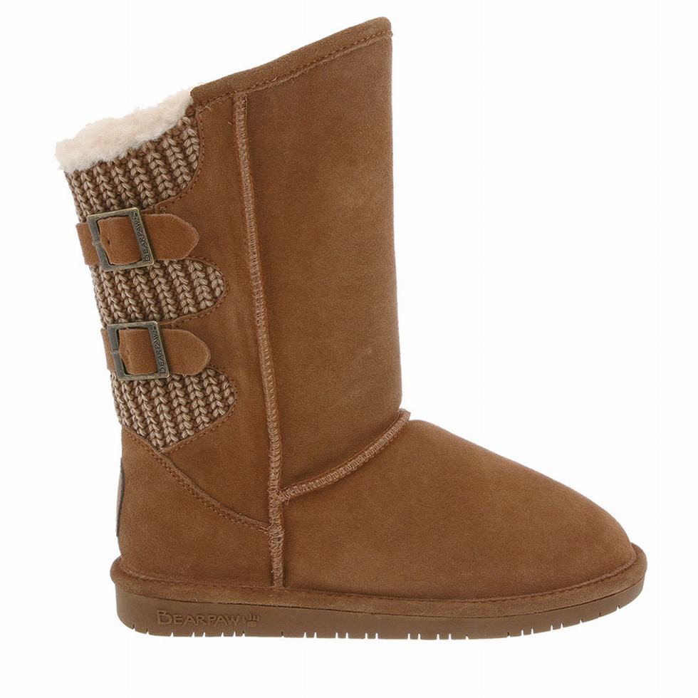 Bearpaw Boshie Høye Støvletter Dame Brune | HTA9553SM