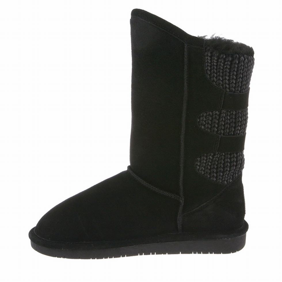 Bearpaw Boshie Høye Støvletter Dame Svarte | CSS2289MB