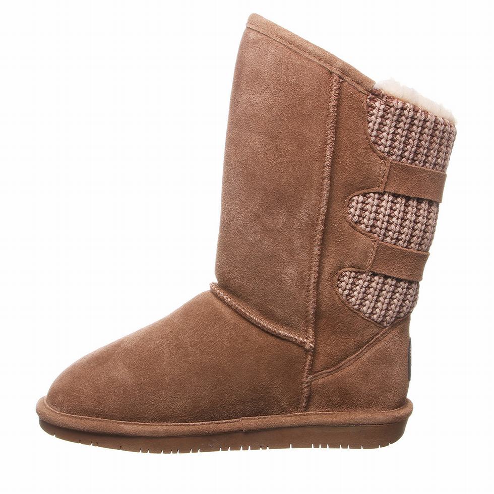 Bearpaw Boshie Wide Høye Støvletter Dame Brune | SCW4891XQ