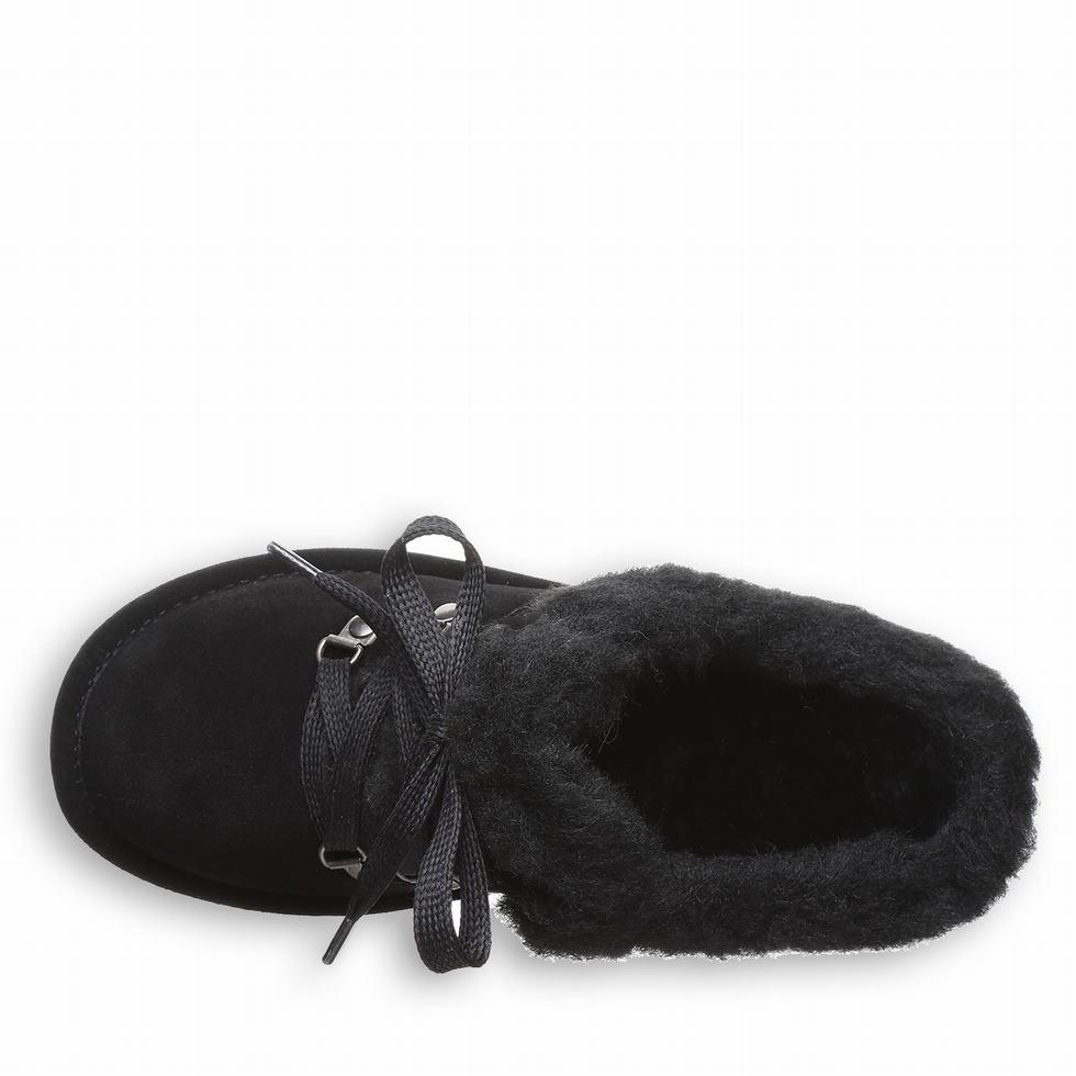 Bearpaw Cedar Tøfler Dame Svarte | FYB5470FD