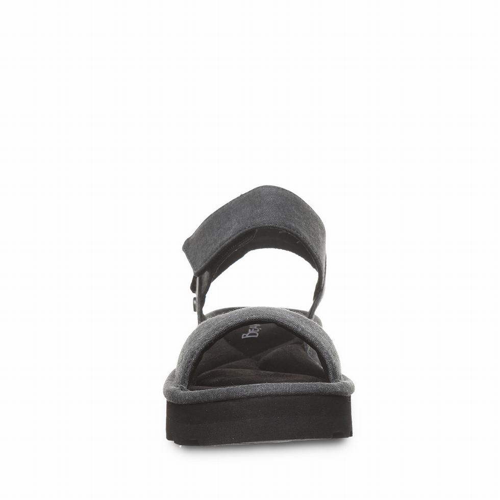 Bearpaw Crest Sandaler Dame Svarte | PGW7226NH