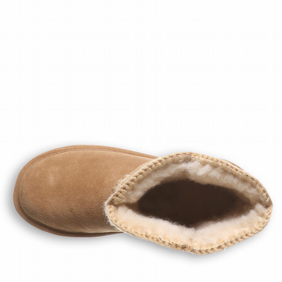 Bearpaw Elle Short Støvler Dame Brune | TDU508RP