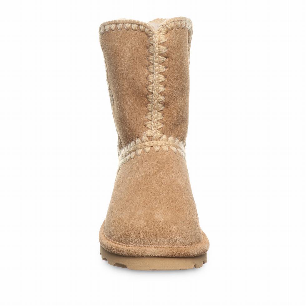 Bearpaw Elle Short Støvler Dame Brune | TDU508RP