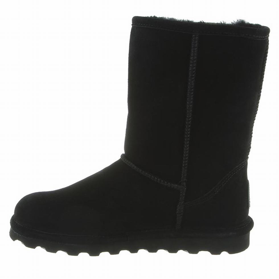 Bearpaw Elle Short Støvler Dame Svarte | BXZ878GA