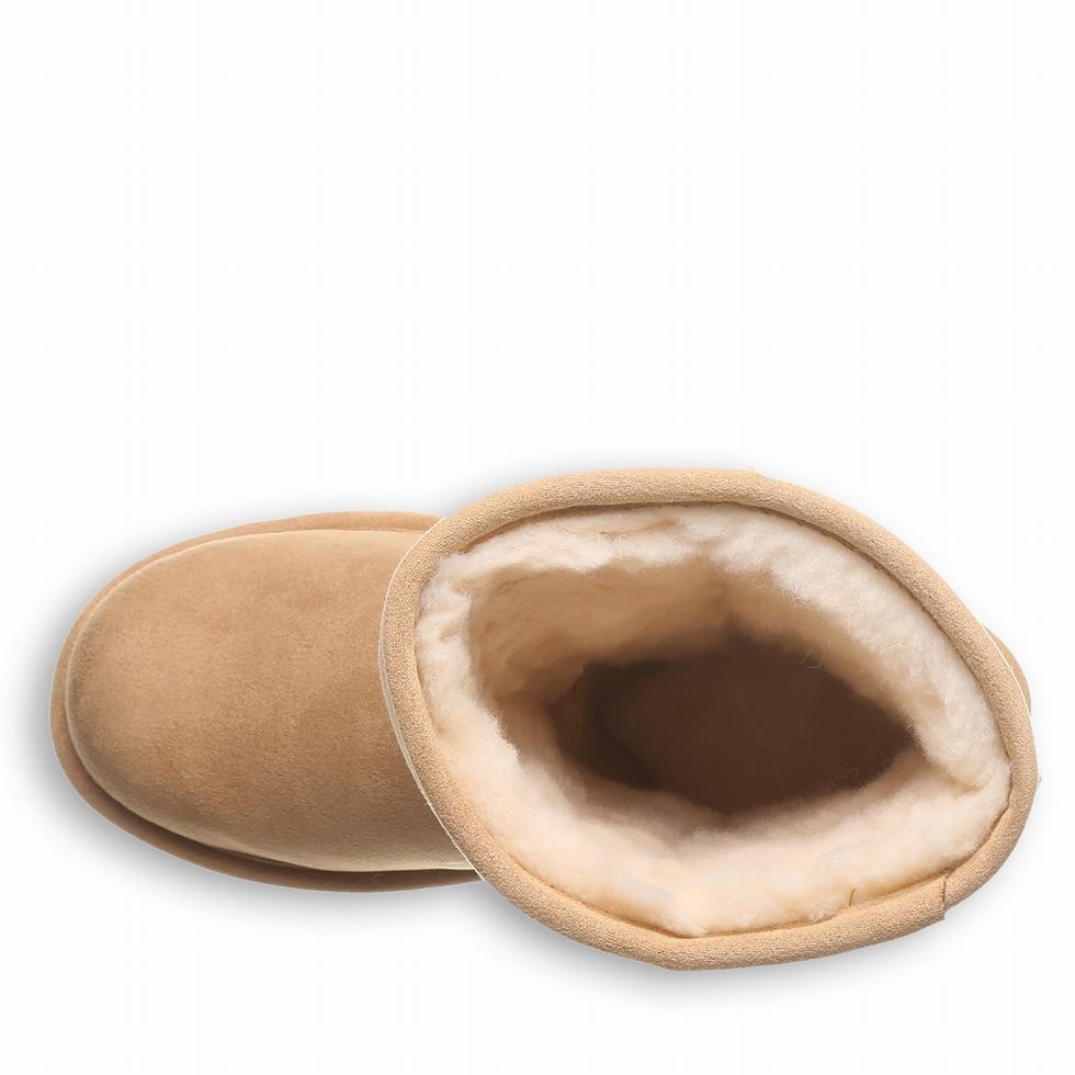 Bearpaw Elle Short Vegan Støvler Dame Brune | IKS8916VW