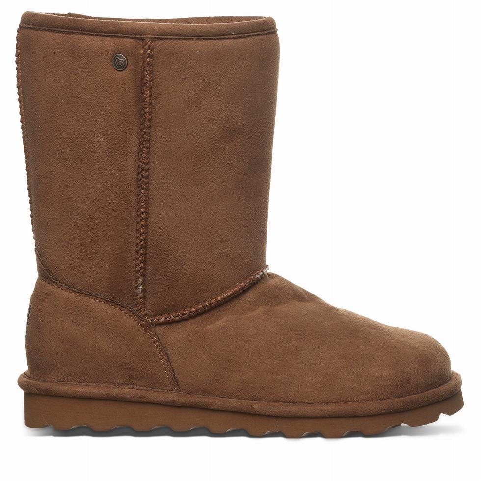 Bearpaw Elle Short Vegan Støvler Dame Brune | UGG9052XI