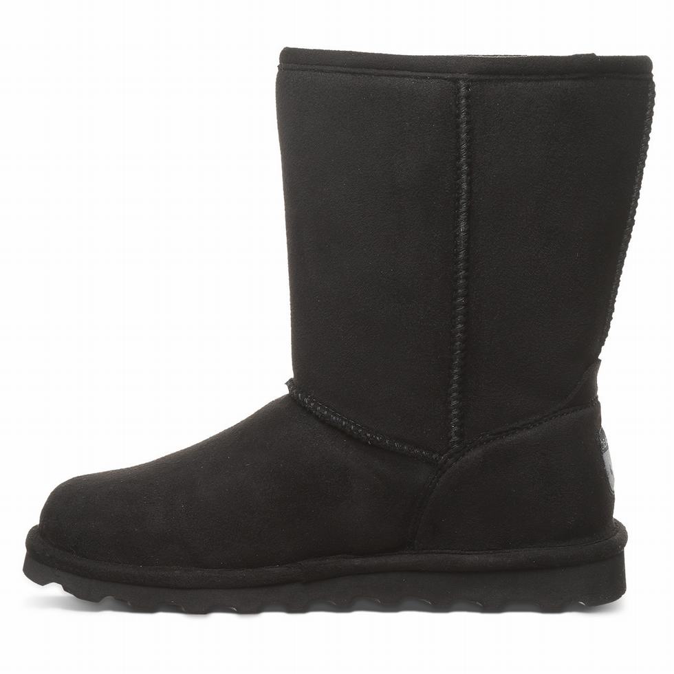 Bearpaw Elle Short Vegan Støvler Dame Svarte | LSQ832DI