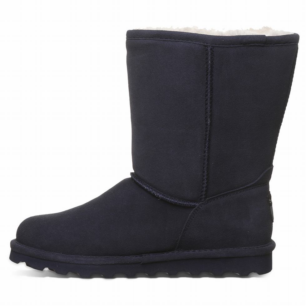 Bearpaw Elle Short Wide Støvler Dame Blå | OMX4785SI