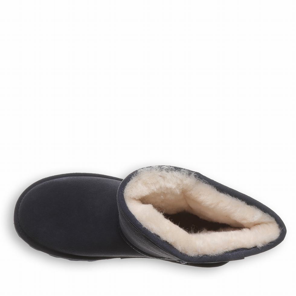 Bearpaw Elle Short Wide Støvler Dame Blå | OMX4785SI