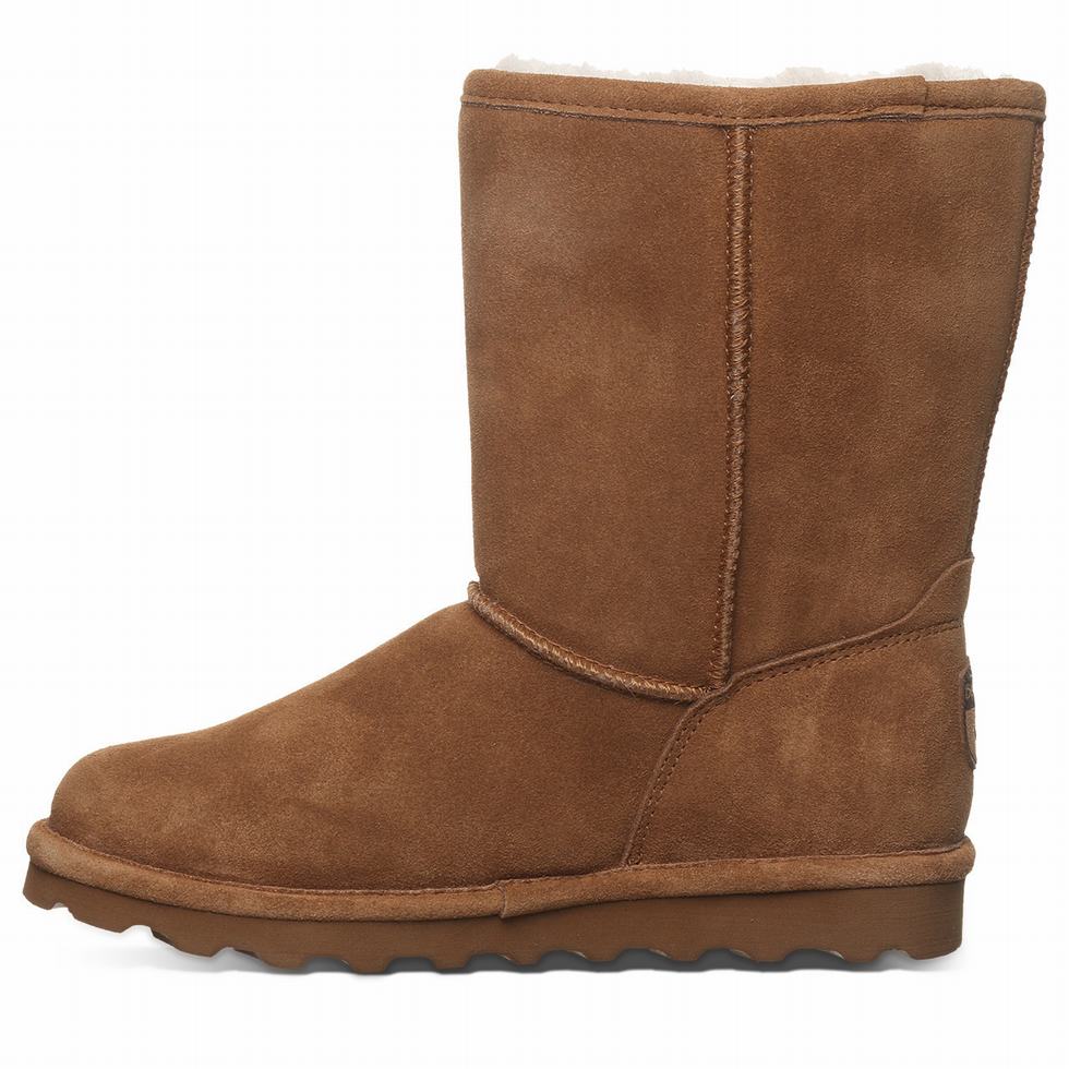 Bearpaw Elle Short Wide Støvler Dame Brune | RUH8953II