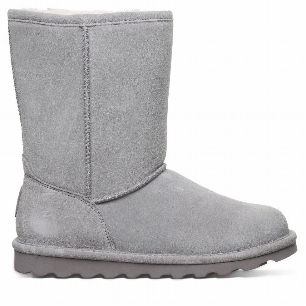 Bearpaw Elle Short Wide Støvler Dame Grå | KEG7457LY