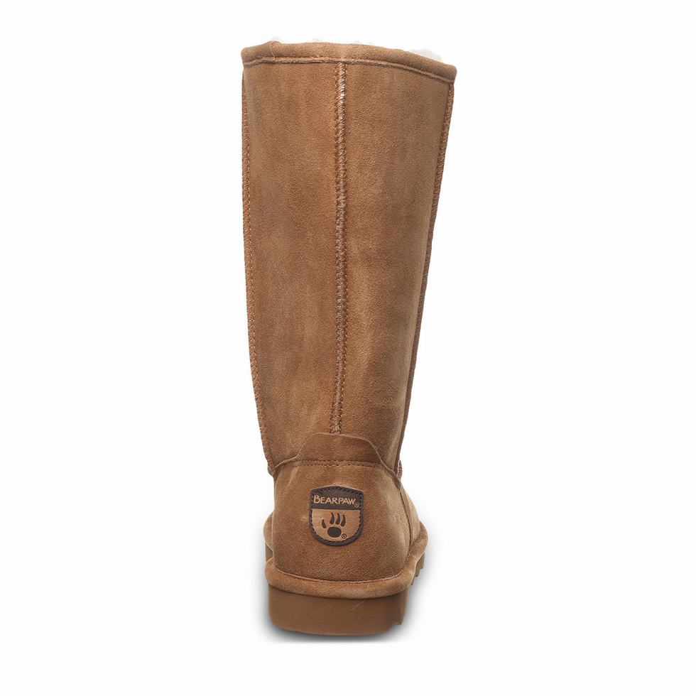 Bearpaw Elle Tall Støvler Dame Brune | RHZ265LU