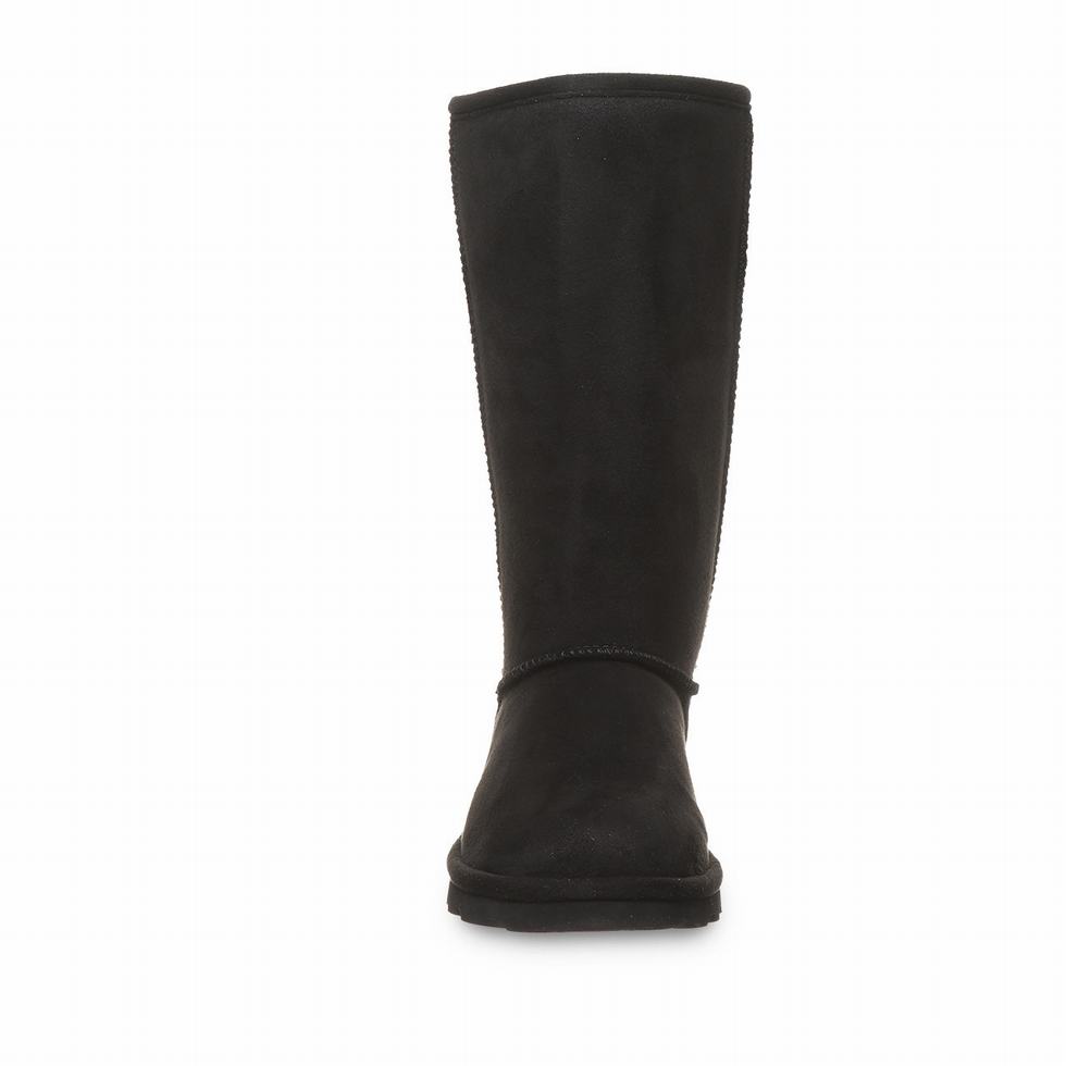 Bearpaw Elle Tall Vegan Støvler Dame Svarte | EGQ205SM