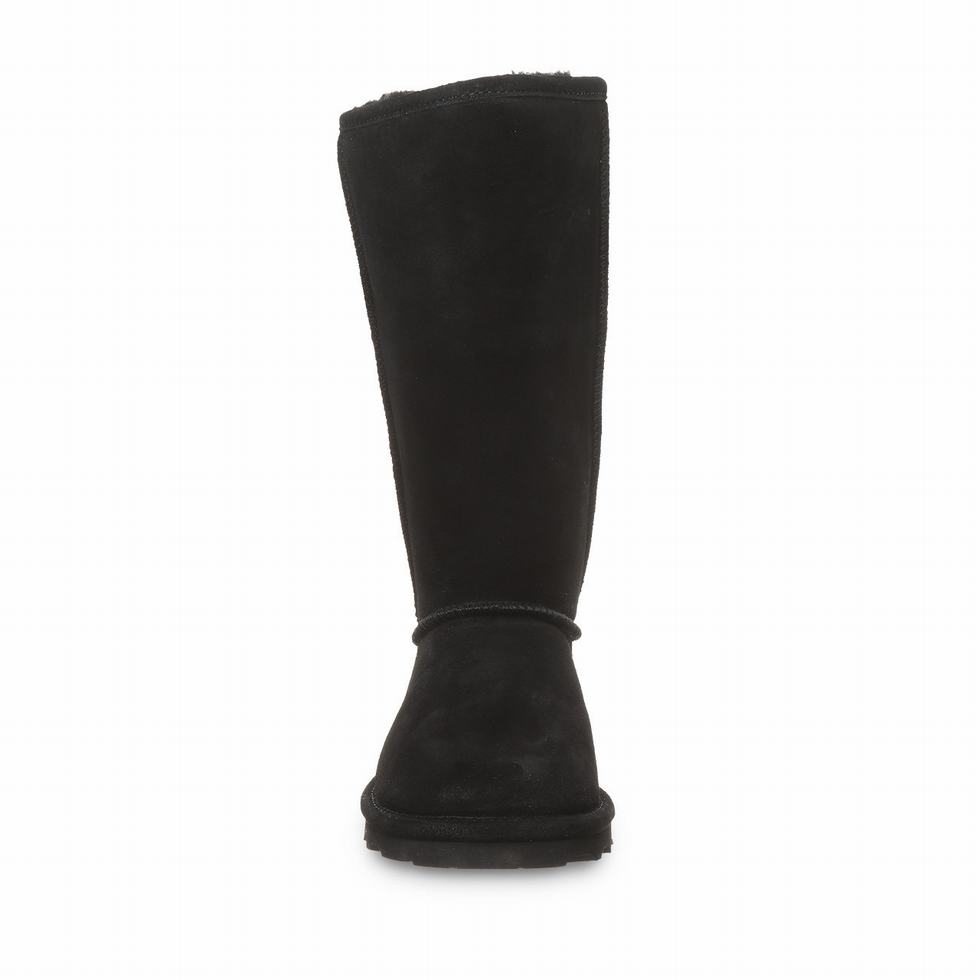 Bearpaw Elle Tall Wide Støvler Dame Svarte | KBM5215WO