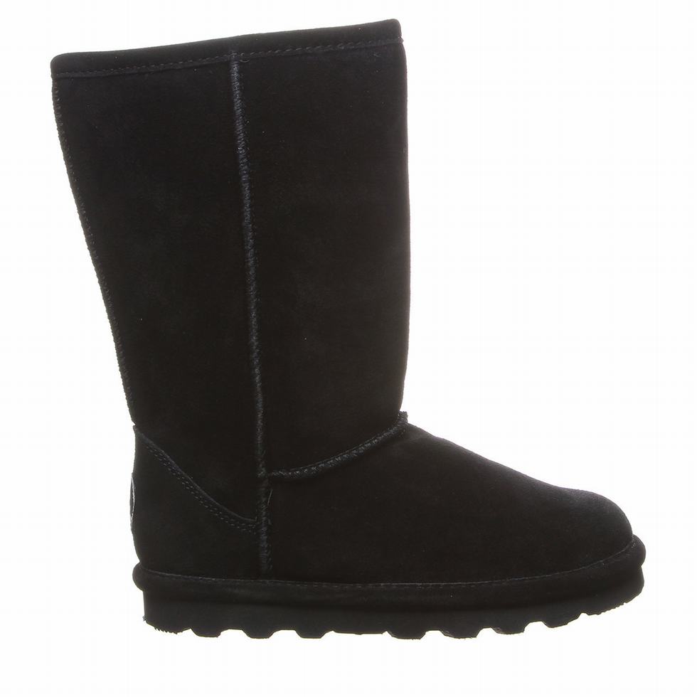 Bearpaw Elle Tall Youth Støvler Barn Svarte | RXI3497LX