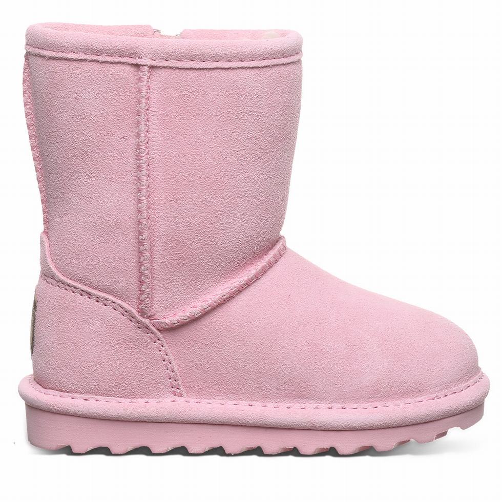 Bearpaw Elle Toddler Zipper Støvler Barn Rosa | LZU7665OG