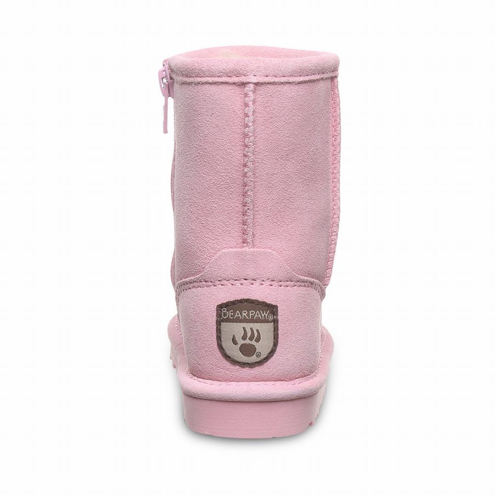 Bearpaw Elle Toddler Zipper Støvler Barn Rosa | LZU7665OG