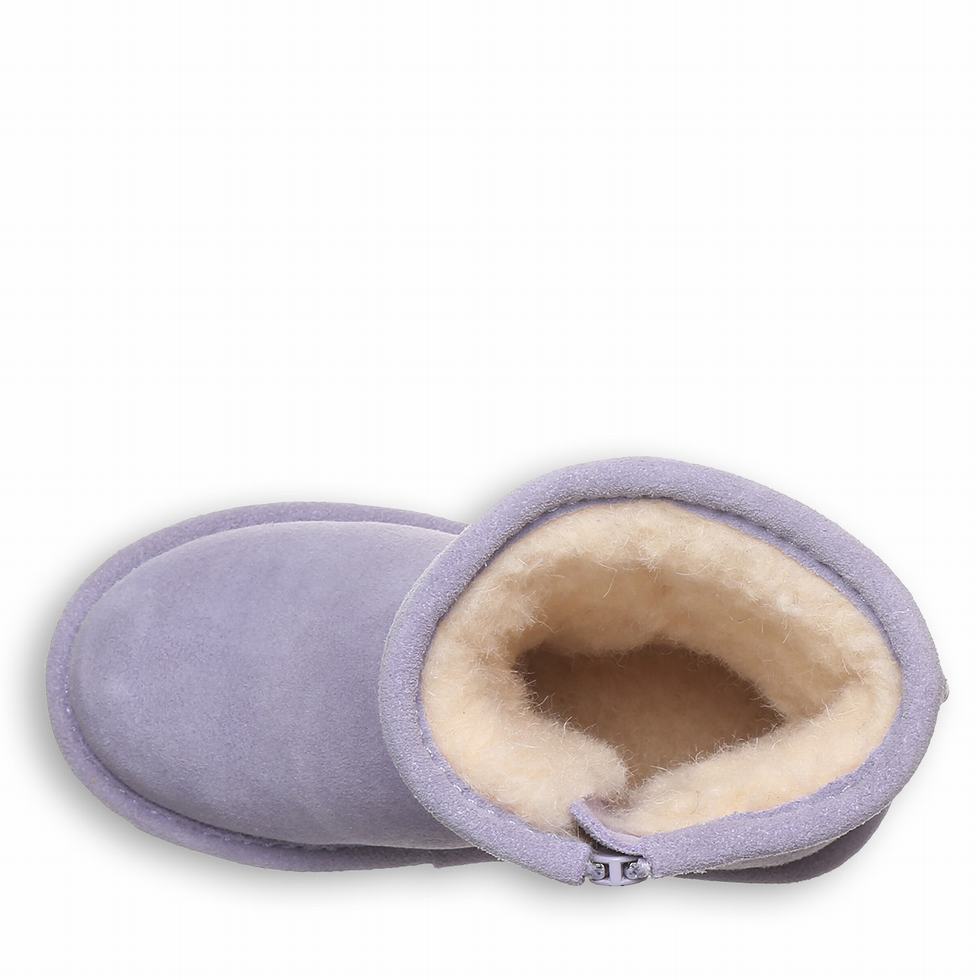 Bearpaw Elle Toddler Zipper Støvler Barn Lilla | FGE9928TI