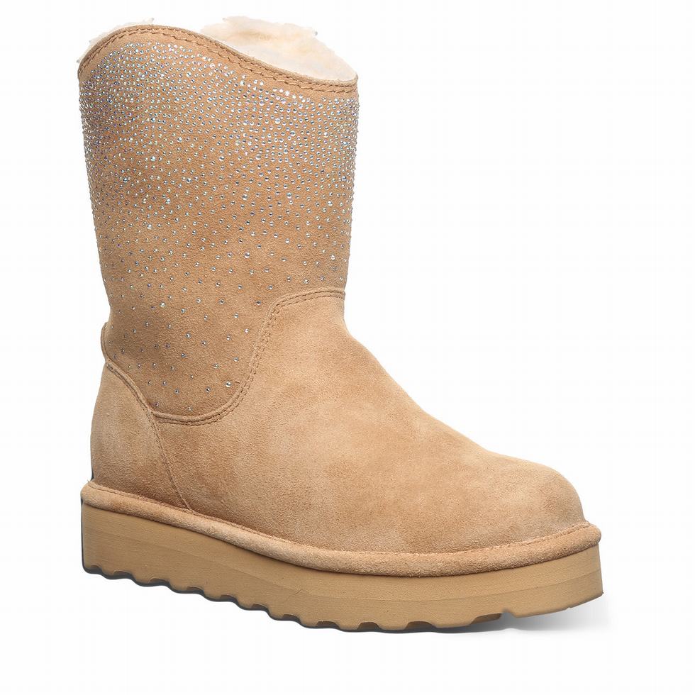 Bearpaw Glam Platform Lo Støvler Dame Brune | MXV1636WL