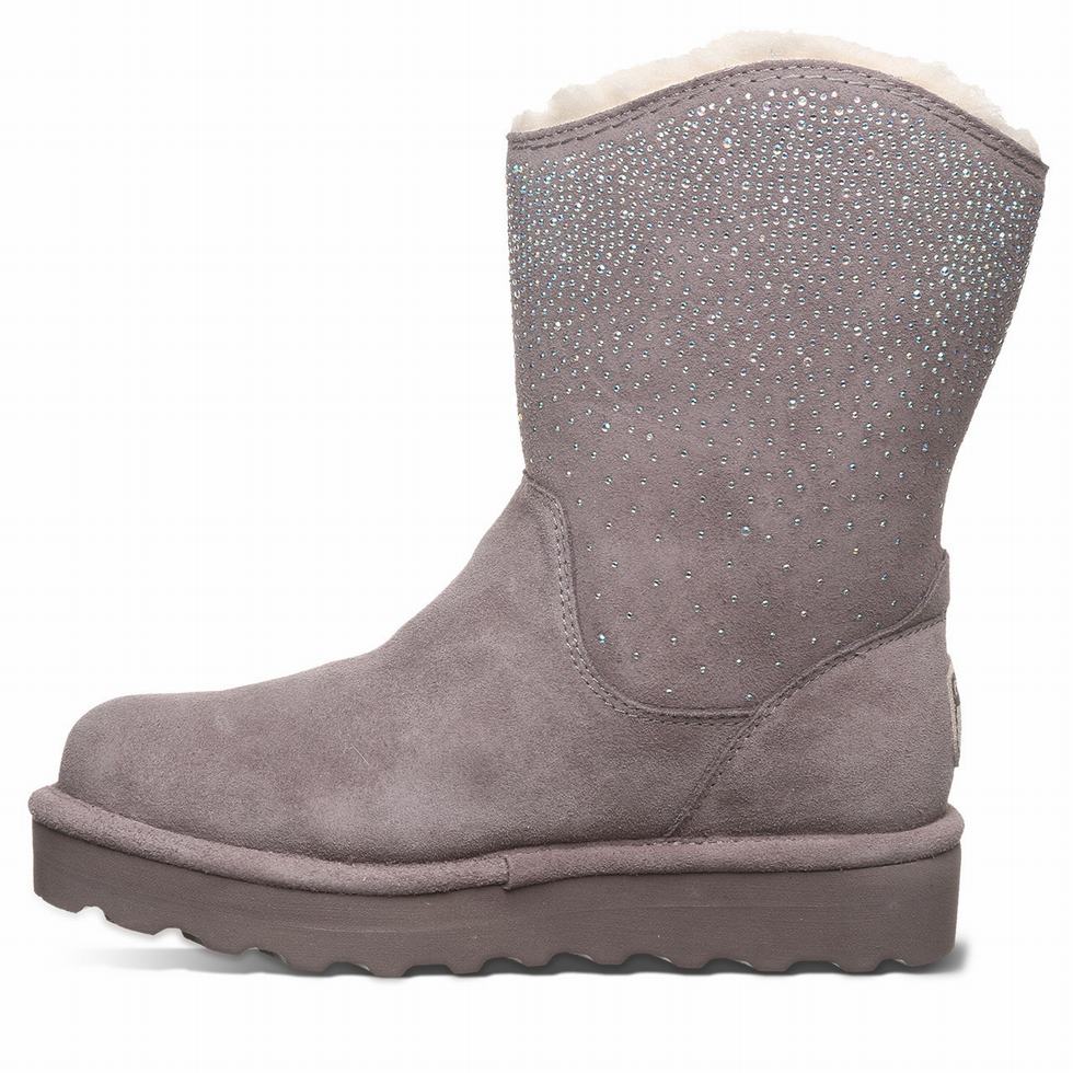 Bearpaw Glam Platform Lo Støvler Dame Grå | OYZ4873BT