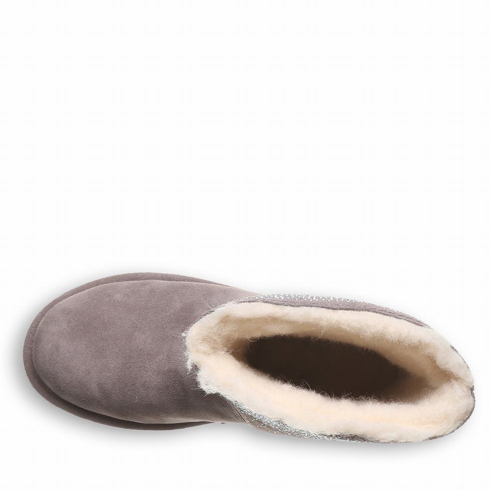 Bearpaw Glam Platform Lo Støvler Dame Grå | OYZ4873BT