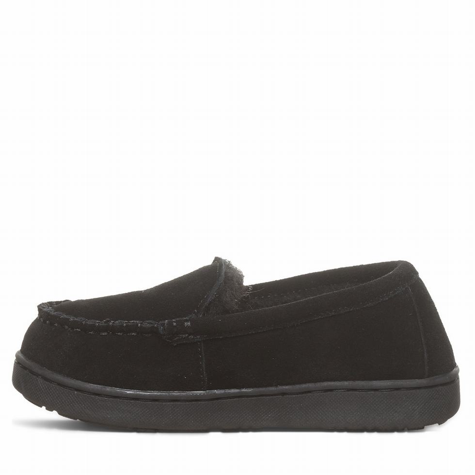 Bearpaw Jamie Youth Tøfler Barn Svarte | EIY679LR